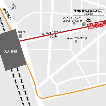 名古屋支店地図
